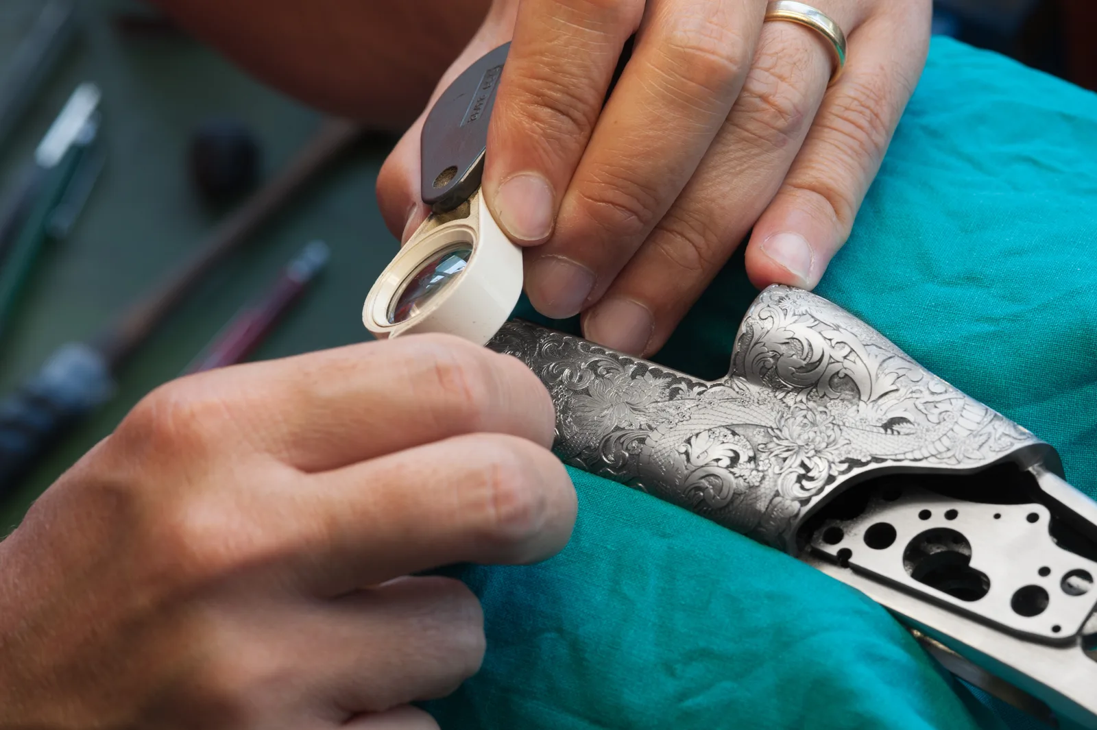 The world's finest engravers, by hand
